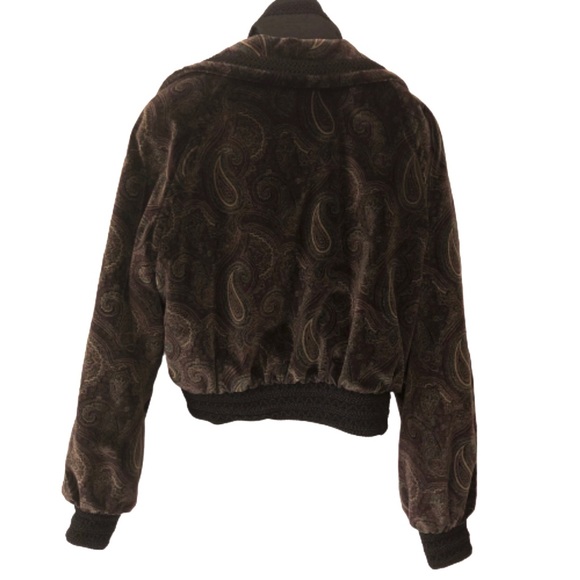 SKEA Vintage 80’s Velvet Ski Jacket - Picture 3 of 8